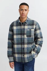 Blend Fieldjacket Style BHShirt Hellblau/Braun/Blau