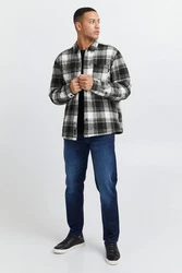 Blend Fieldjacket Style BHShirt Hellblau/Grün/Grau