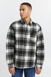 Blend Fieldjacket Style BHShirt Hellblau/Grün/Grau