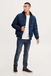 Blend Kurzjacke BHOuterwear Dunkelblau/Hellblau/Blau