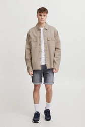 Blend Hemdjacke BHOvershirt Beige/Khaki/Braun