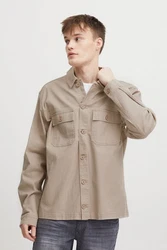 Blend Hemdjacke BHOvershirt Beige/Khaki/Braun