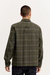 Blend Fieldjacket BLEND BHOvershirt Dunkelgrün/Khaki/Grün