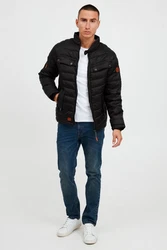 Blend Steppjacke BHCamaro Schwarz/Rot/Hellblau