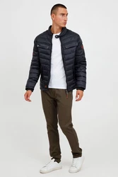 Blend Steppjacke BHCamaro Dunkelblau/Schwarz/Hellblau