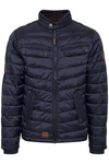Blend Steppjacke BHCamaro Dunkelblau/Rot/Hellblau/Blau/Orange/Schwarz