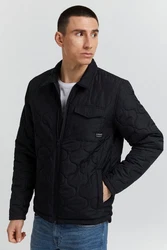 11 Project Steppjacke PRStopka Schwarz/Hellblau/Dunkelblau