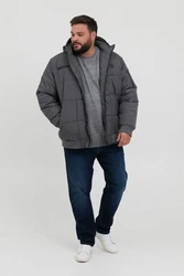 Blend Winterjacke Style BHBBoris Dunkelgrau/Grau/Hellgrau