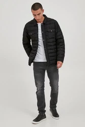 Blend Steppjacke Style BHRuven Schwarz/Dunkelgrau