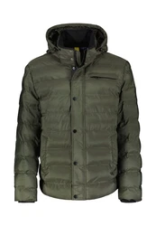 LERROS Steppjacke Kapuzenjacke Dunkelgrün/Grün