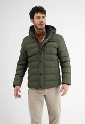 LERROS Steppjacke Kapuzenjacke Dunkelgrün/Grün