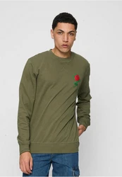MisterTee Rundhalspullover Rose Crewneck Rose