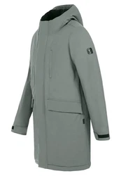 Elkline Winterjacke Respect Oversized Parka Grün/Hellgrau/Dunkelgrün/Khaki/Grau