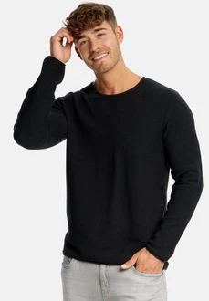 Indicode Strickpullover Loakim Schwarz/Dunkelgrau/Grau Indicode Strickpullover Loakim Schwarz/Dunkelgrau/Grau