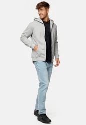 Indicode Kapuzenpullover INMobil Grau/Hellgrau