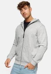 Indicode Kapuzenpullover INMobil Grau/Hellgrau