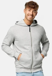 Indicode Kapuzenpullover INMobil Grau/Hellgrau