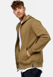 Indicode Kapuzenpullover INMobil Braun/Khaki