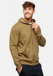 Indicode Kapuzenpullover INMobil Braun/Khaki