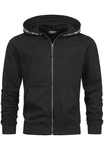 Indicode Kapuzenpullover INMobil Schwarz