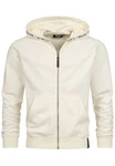 Indicode Kapuzenpullover INMobil Khaki/Creme/Beige/Weiß