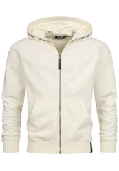 Indicode Kapuzenpullover INMobil Khaki/Creme/Beige/Weiß