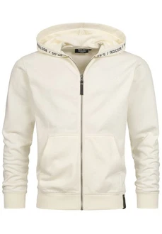 Indicode Kapuzenpullover INMobil Khaki/Creme/Beige/Weiß