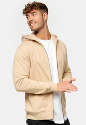 Indicode Kapuzenpullover INMobil Khaki/Beige
