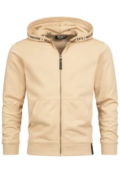 Indicode Kapuzenpullover INMobil Khaki/Beige