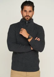Carisma Strickpullover CRHAMAR Dunkelblau/Dunkelgrau/Rot/Schwarz/Grau/Hellblau
