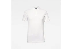 G-STAR Poloshirt Weiß/Creme/Dunkelrot