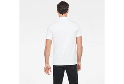 G-STAR Poloshirt Weiß/Creme/Dunkelrot