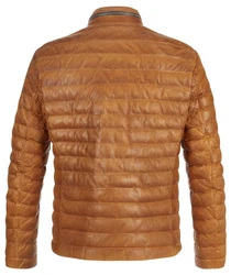 Milestone Lederjacke MSMalik Braun/Beige