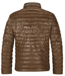 Milestone Lederjacke MSMalik Beige/Braun/Khaki/Dunkelbraun