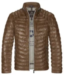 Milestone Lederjacke MSMalik Beige/Braun/Khaki/Dunkelbraun
