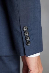 Next Baukastensakko Tailored Fit Hellblau/Dunkelblau/Blau
