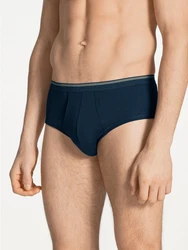 CALIDA Midislip Twisted Cotton Dunkelblau/Blau