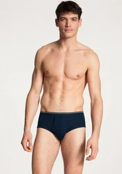 CALIDA Midislip Twisted Cotton Dunkelblau/Blau