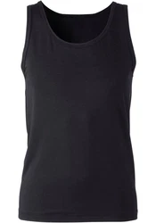CALIDA Focus Achselhemd Schwarz/Dunkelblau/Rot