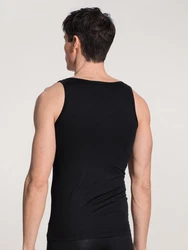 CALIDA Focus Achselhemd Schwarz/Dunkelblau/Rot
