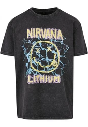Upscale by Mister Tee Lithium Oversize Tee Dunkelrot/Rot/Braun/Mischfarben