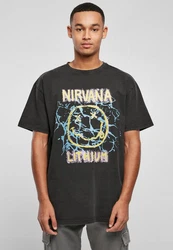 Upscale by Mister Tee Lithium Oversize Tee Dunkelrot/Rot/Braun/Mischfarben