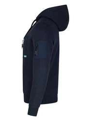 riverso Kapuzenpullover Herren Hoodie RIVLasse Regular Fit Dunkelblau/Blau/Türkis