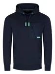 riverso Kapuzenpullover Herren Hoodie RIVLasse Regular Fit Dunkelblau/Blau/Türkis