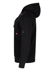riverso Kapuzenpullover Herren Hoodie RIVLasse Regular Fit Schwarz/Rot