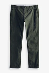 Next Bandeau-Bikini-Top Chinohose Slim Fit Chinohose mit Stretch Dunkelgrün/Khaki/Grün