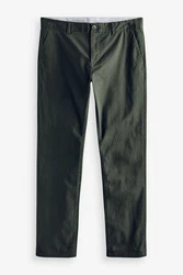 Next Bandeau-Bikini-Top Chinohose Slim Fit Chinohose mit Stretch Dunkelgrün/Khaki/Grün