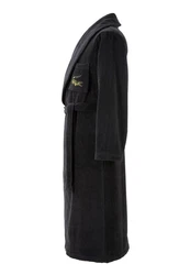 Lacoste Bademantel RENE Schwarz/Dunkelgrau/Grau