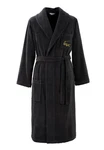 Lacoste Bademantel RENE Schwarz/Dunkelgrau/Grau
