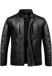 Amaci&Sons Lederjacke EUCLID Herren Biker Jacke 